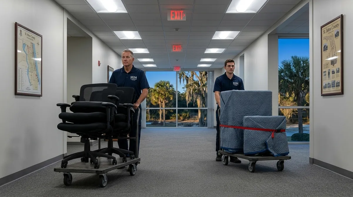 Office Moving in St. Johns County: After-Hours Coordination