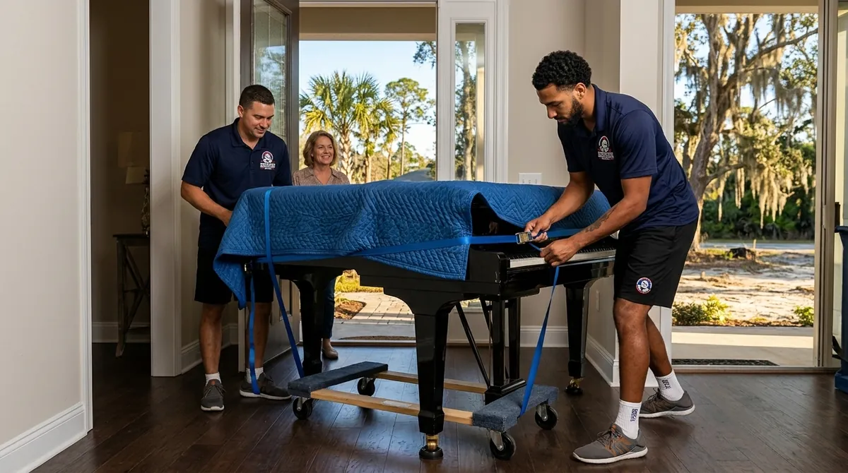 Piano Moving in Jacksonville: Cost, Care, and the H2H Method