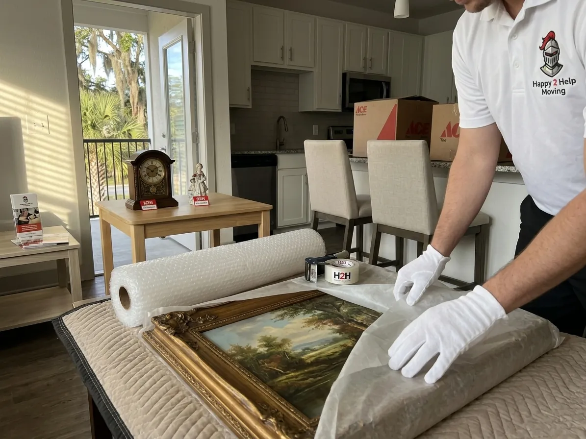White-Glove Packing for Art + Antiques in NE Florida